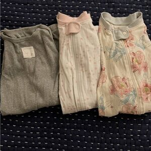 Bundle: Burt’s Bees infant 12mo pajamas